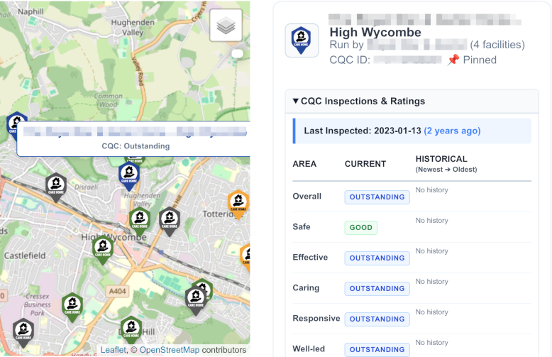 Care homes and nursing homes